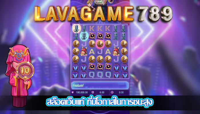 สล็อตเว็บแท้ ที่มีโอกาสในการชนะสูง